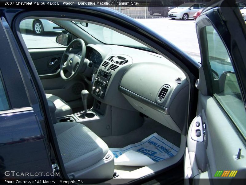 Dark Blue Metallic / Titanium Gray 2007 Chevrolet Malibu Maxx LT Wagon