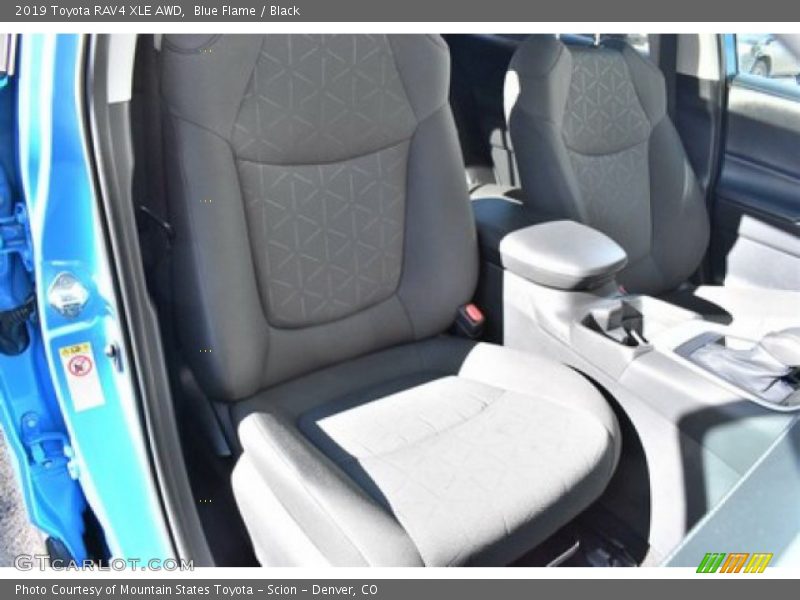 Blue Flame / Black 2019 Toyota RAV4 XLE AWD