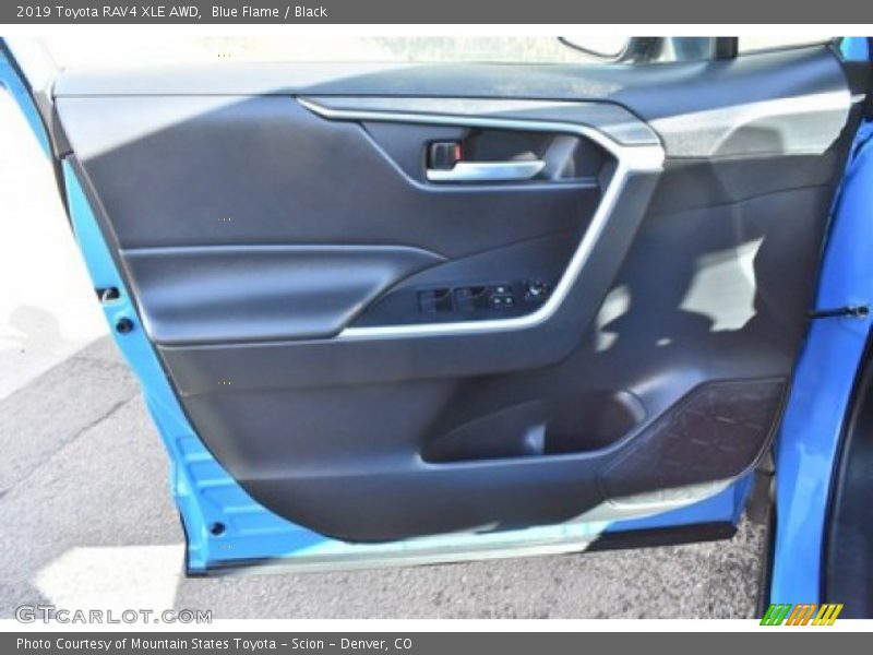 Blue Flame / Black 2019 Toyota RAV4 XLE AWD