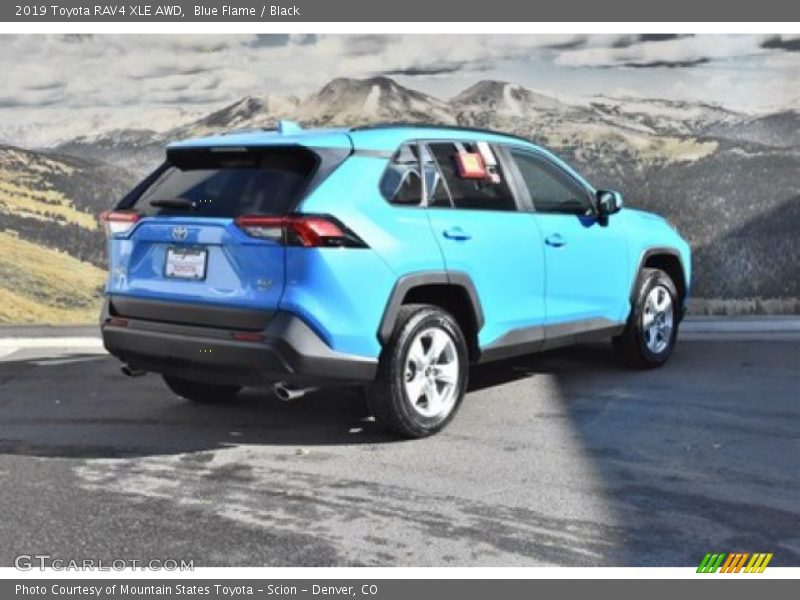 Blue Flame / Black 2019 Toyota RAV4 XLE AWD