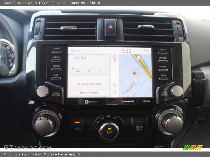 Super White / Black 2020 Toyota 4Runner TRD Off-Road 4x4