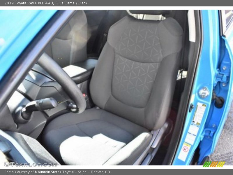 Blue Flame / Black 2019 Toyota RAV4 XLE AWD