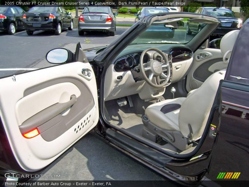 Dark Plum Pearl / Taupe/Pearl Beige 2005 Chrysler PT Cruiser Dream Cruiser Series 4 Convertible