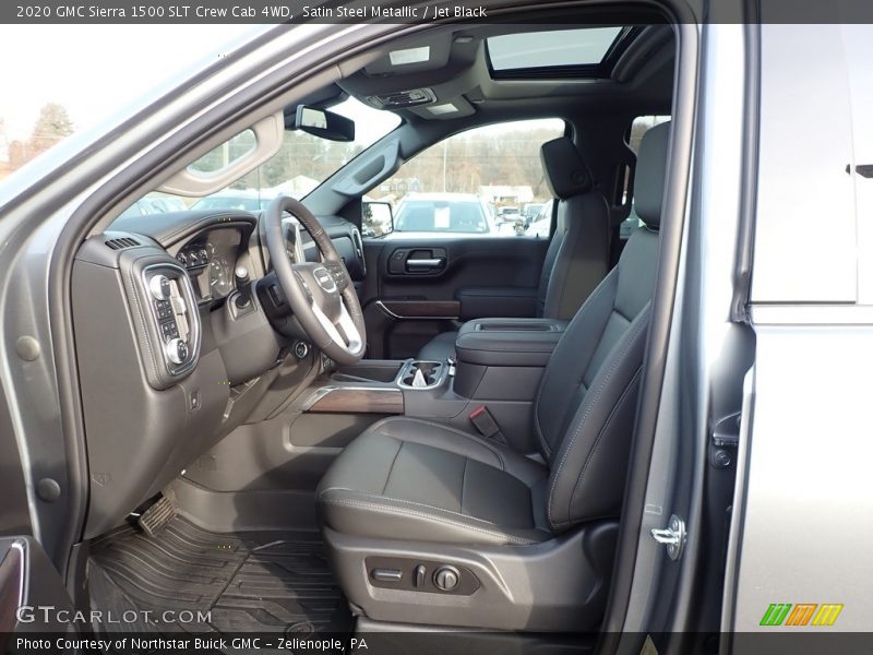 Front Seat of 2020 Sierra 1500 SLT Crew Cab 4WD