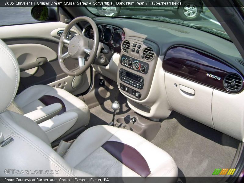 Dark Plum Pearl / Taupe/Pearl Beige 2005 Chrysler PT Cruiser Dream Cruiser Series 4 Convertible