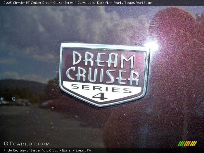 Dark Plum Pearl / Taupe/Pearl Beige 2005 Chrysler PT Cruiser Dream Cruiser Series 4 Convertible