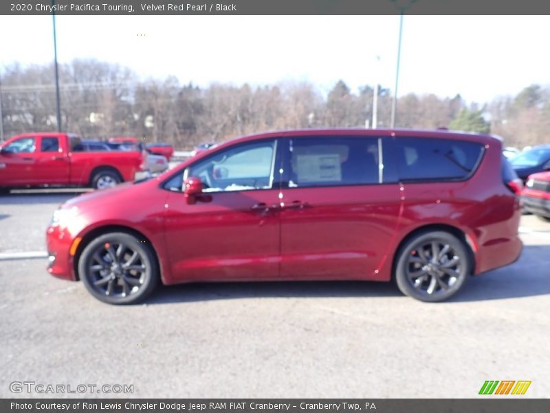 Velvet Red Pearl / Black 2020 Chrysler Pacifica Touring