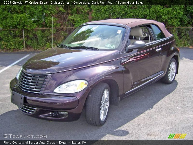 Dark Plum Pearl / Taupe/Pearl Beige 2005 Chrysler PT Cruiser Dream Cruiser Series 4 Convertible