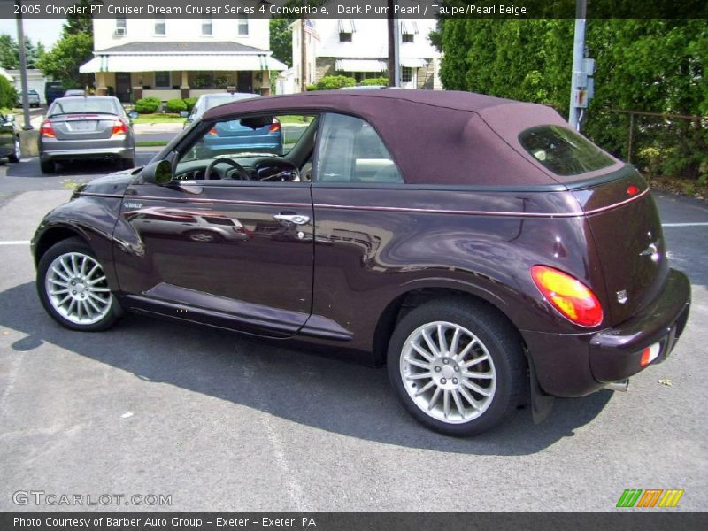 Dark Plum Pearl / Taupe/Pearl Beige 2005 Chrysler PT Cruiser Dream Cruiser Series 4 Convertible