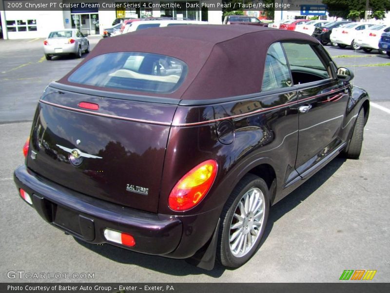 Dark Plum Pearl / Taupe/Pearl Beige 2005 Chrysler PT Cruiser Dream Cruiser Series 4 Convertible