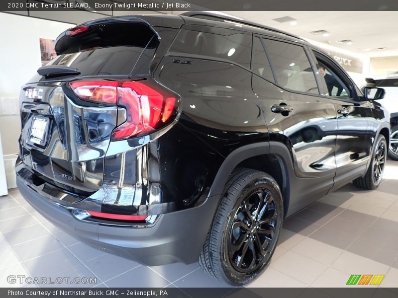 Ebony Twilight Metallic / Jet Black 2020 GMC Terrain SLE AWD