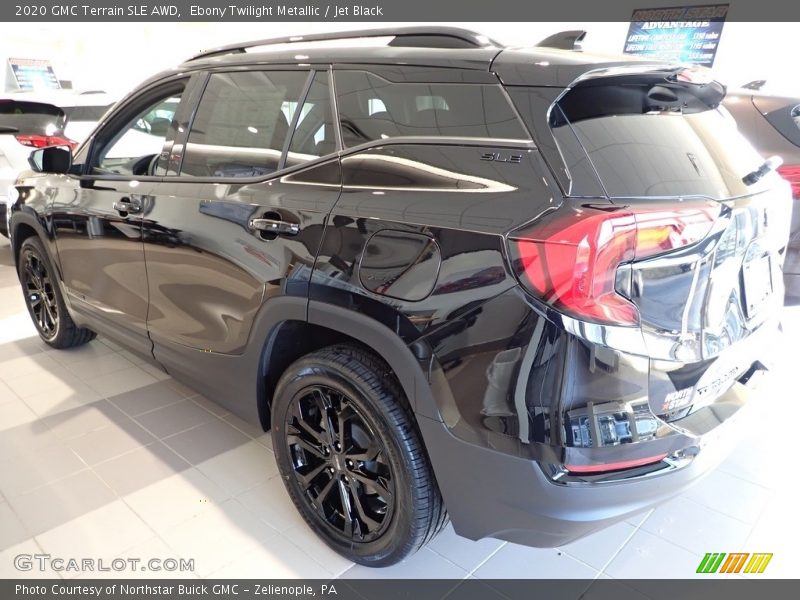 Ebony Twilight Metallic / Jet Black 2020 GMC Terrain SLE AWD