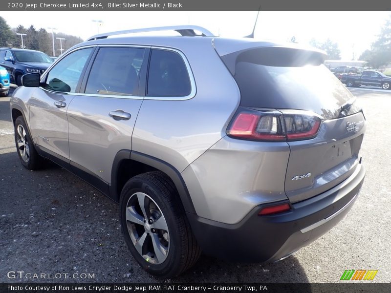 Billet Silver Metallic / Black 2020 Jeep Cherokee Limited 4x4