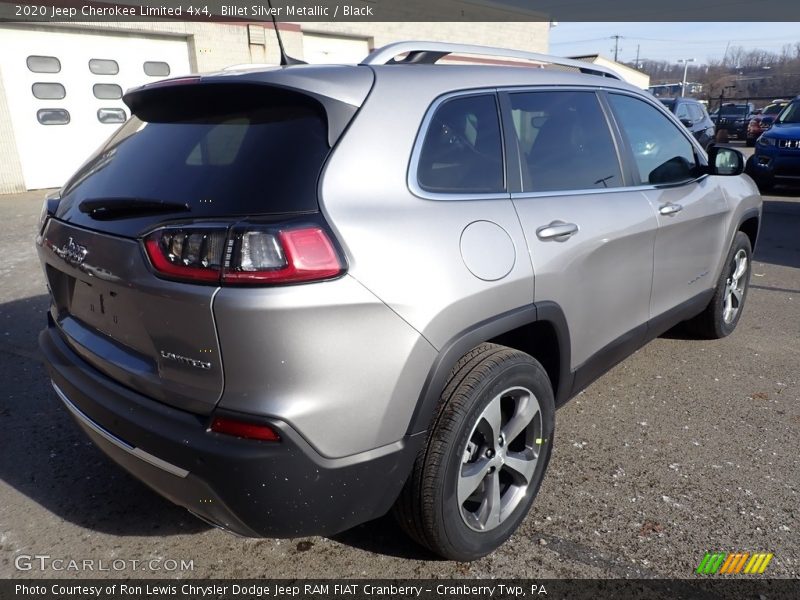 Billet Silver Metallic / Black 2020 Jeep Cherokee Limited 4x4