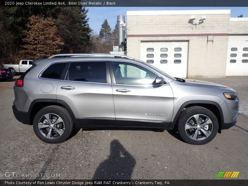 Billet Silver Metallic / Black 2020 Jeep Cherokee Limited 4x4