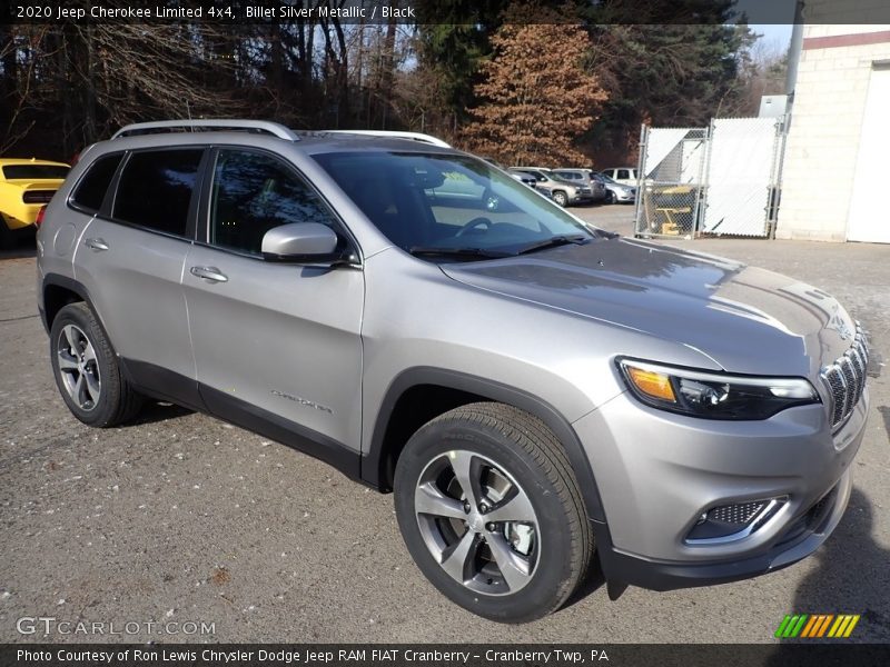 Billet Silver Metallic / Black 2020 Jeep Cherokee Limited 4x4