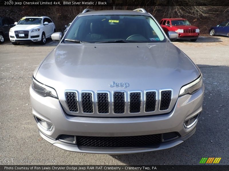 Billet Silver Metallic / Black 2020 Jeep Cherokee Limited 4x4