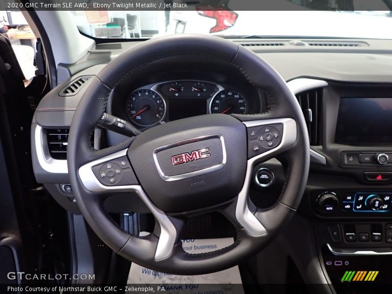 Ebony Twilight Metallic / Jet Black 2020 GMC Terrain SLE AWD