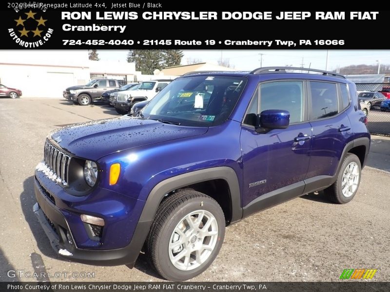 Jetset Blue / Black 2020 Jeep Renegade Latitude 4x4