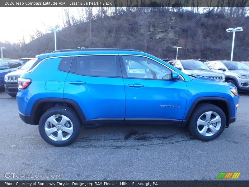 Laser Blue Pearl / Black 2020 Jeep Compass Latitude 4x4