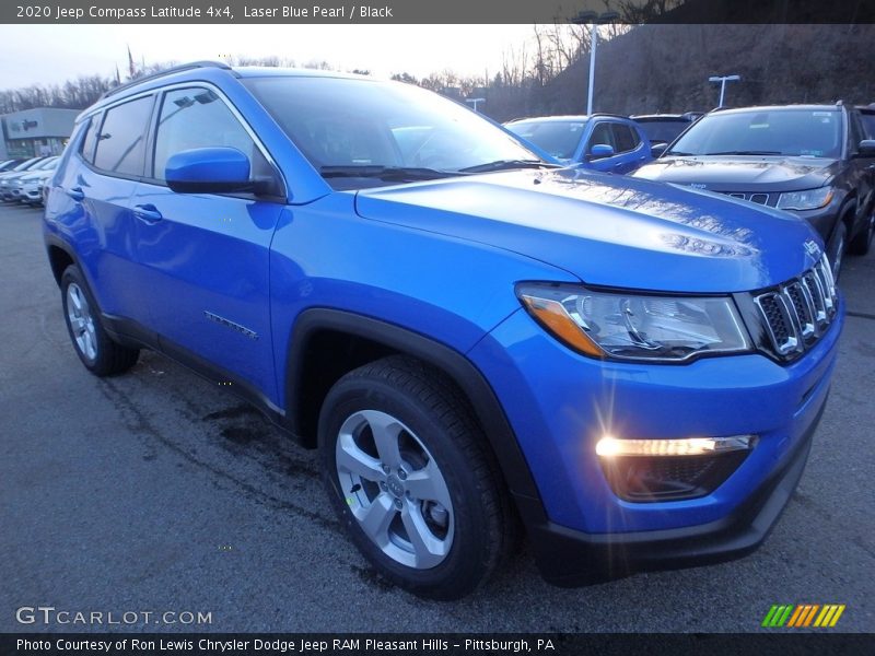 Laser Blue Pearl / Black 2020 Jeep Compass Latitude 4x4
