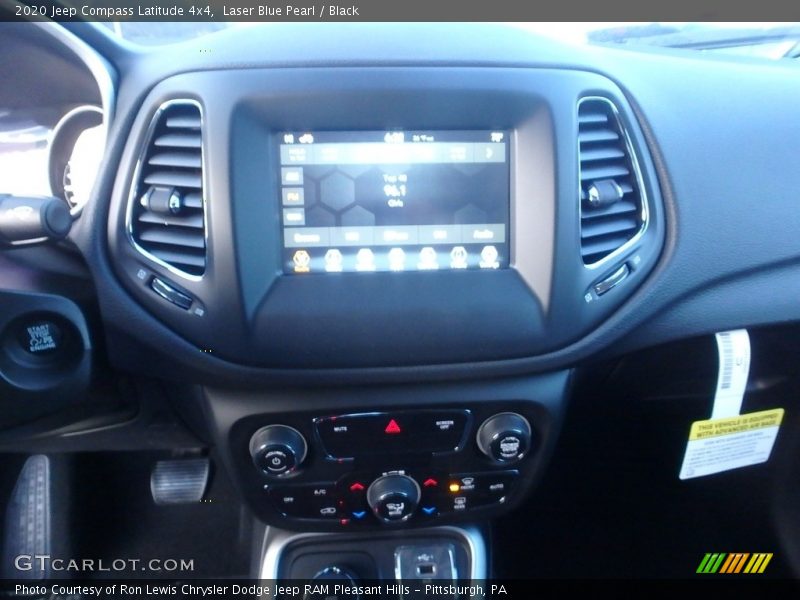 Laser Blue Pearl / Black 2020 Jeep Compass Latitude 4x4
