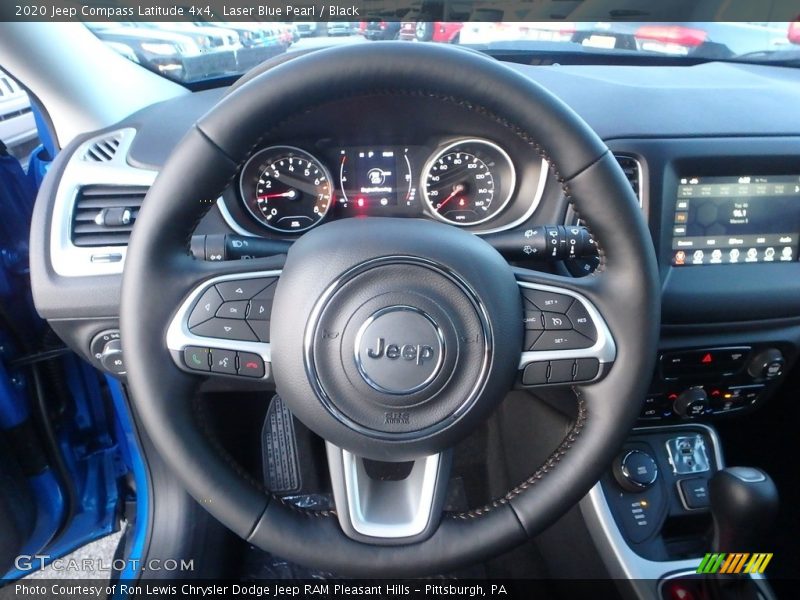 Laser Blue Pearl / Black 2020 Jeep Compass Latitude 4x4