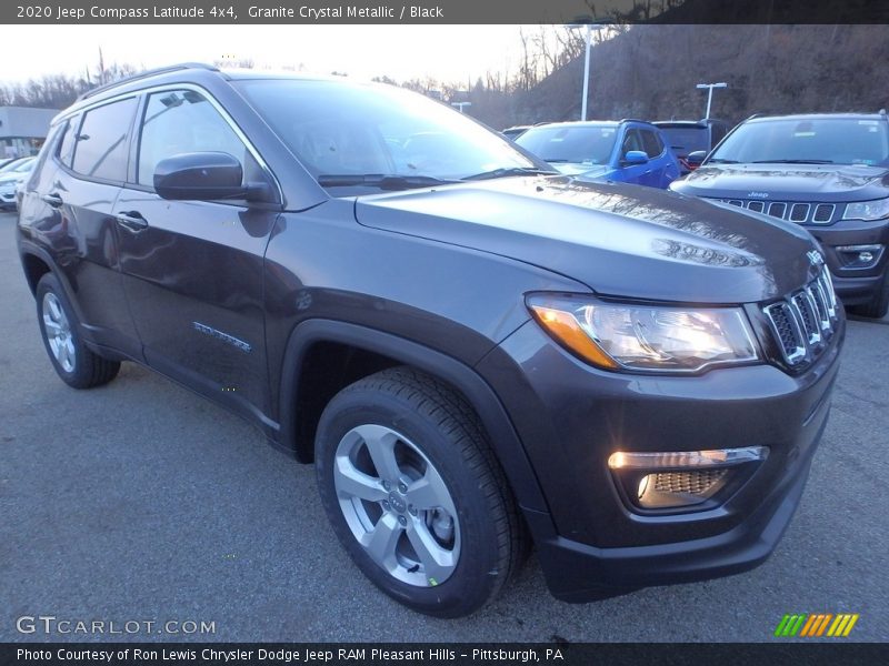 Granite Crystal Metallic / Black 2020 Jeep Compass Latitude 4x4