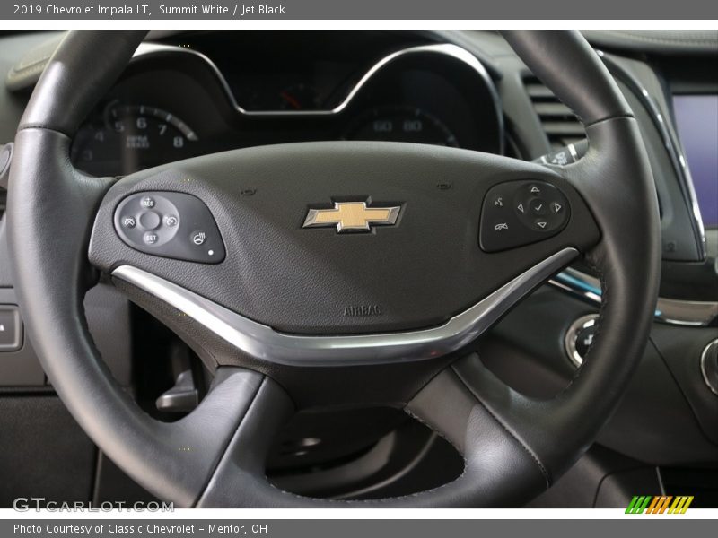 Summit White / Jet Black 2019 Chevrolet Impala LT