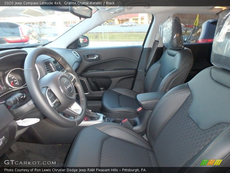 Front Seat of 2020 Compass Latitude 4x4