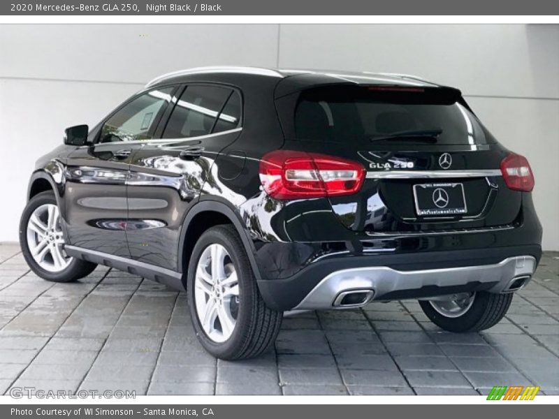 Night Black / Black 2020 Mercedes-Benz GLA 250