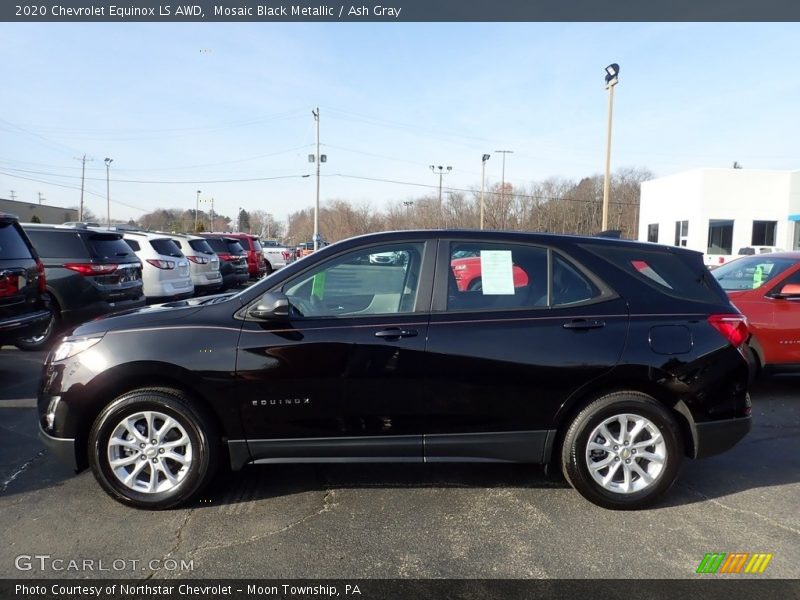 Mosaic Black Metallic / Ash Gray 2020 Chevrolet Equinox LS AWD