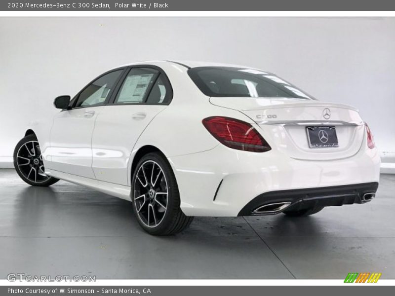 Polar White / Black 2020 Mercedes-Benz C 300 Sedan