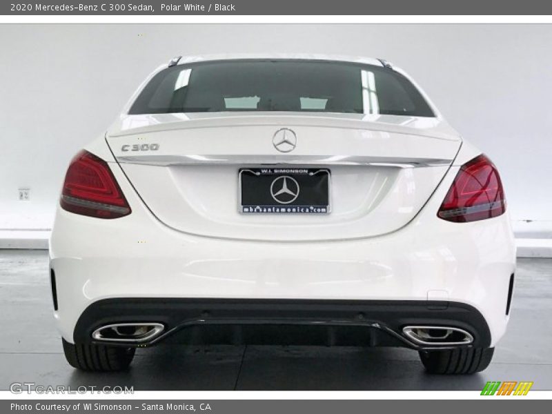 Polar White / Black 2020 Mercedes-Benz C 300 Sedan