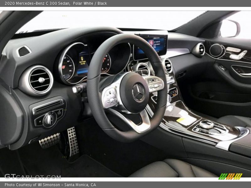 Polar White / Black 2020 Mercedes-Benz C 300 Sedan