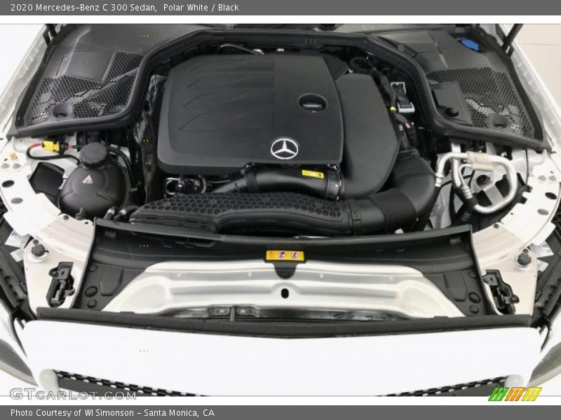 Polar White / Black 2020 Mercedes-Benz C 300 Sedan