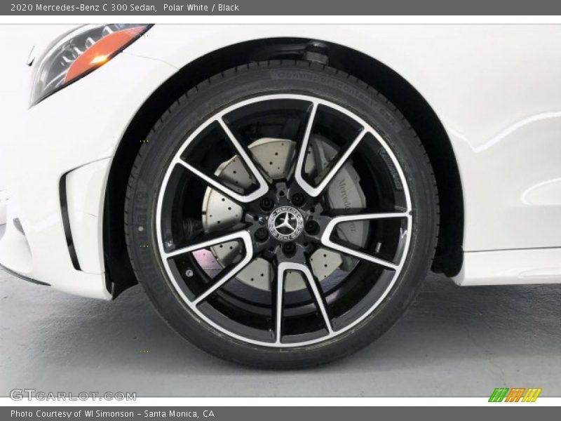 Polar White / Black 2020 Mercedes-Benz C 300 Sedan