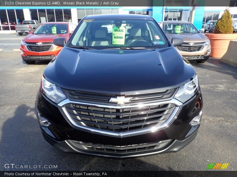 Mosaic Black Metallic / Ash Gray 2020 Chevrolet Equinox LS AWD