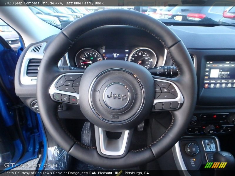 Jazz Blue Pearl / Black 2020 Jeep Compass Latitude 4x4