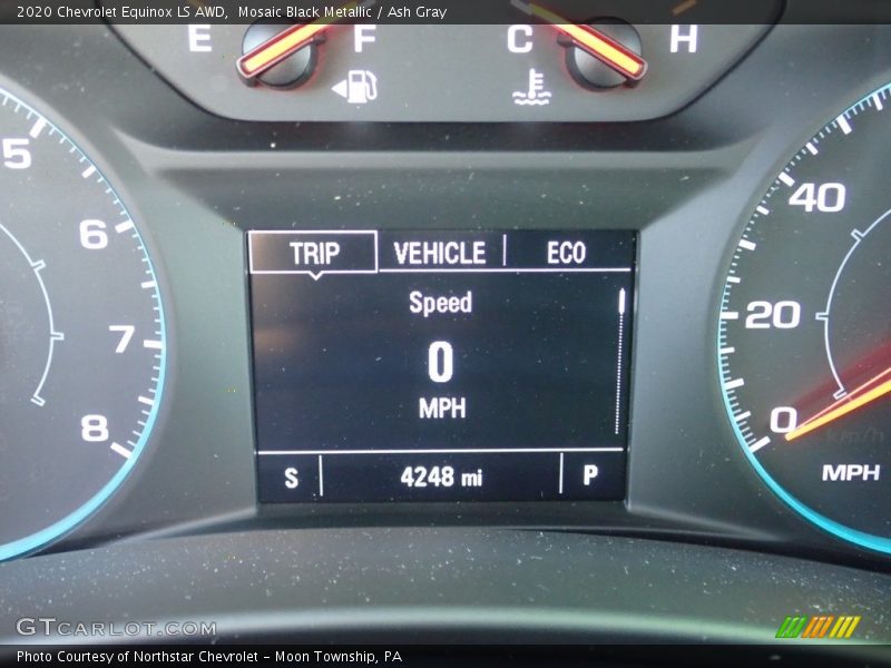 Mosaic Black Metallic / Ash Gray 2020 Chevrolet Equinox LS AWD