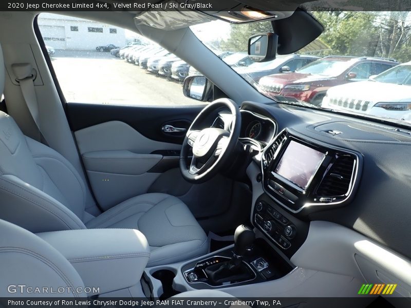Velvet Red Pearl / Ski Gray/Black 2020 Jeep Cherokee Limited 4x4