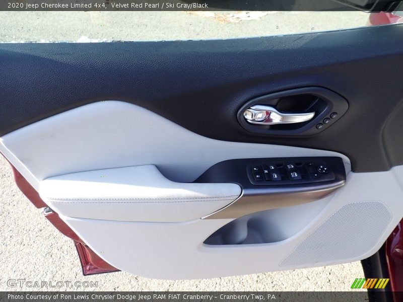 Velvet Red Pearl / Ski Gray/Black 2020 Jeep Cherokee Limited 4x4