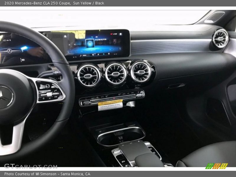 Sun Yellow / Black 2020 Mercedes-Benz CLA 250 Coupe