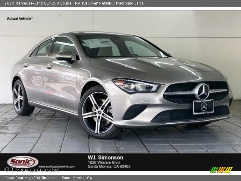 Mojave Silver Metallic / Macchiato Beige 2020 Mercedes-Benz CLA 250 Coupe