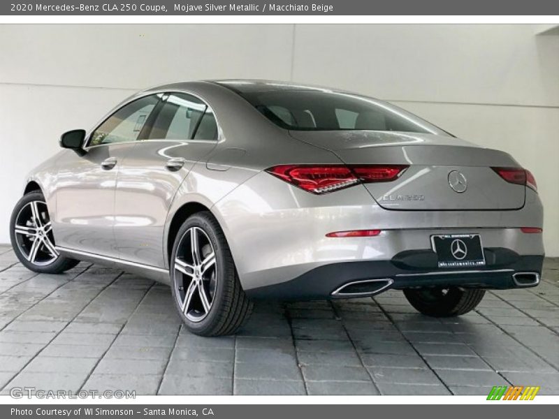 Mojave Silver Metallic / Macchiato Beige 2020 Mercedes-Benz CLA 250 Coupe