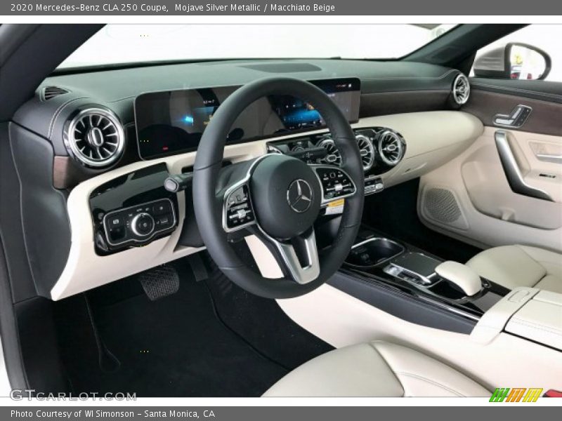 Mojave Silver Metallic / Macchiato Beige 2020 Mercedes-Benz CLA 250 Coupe