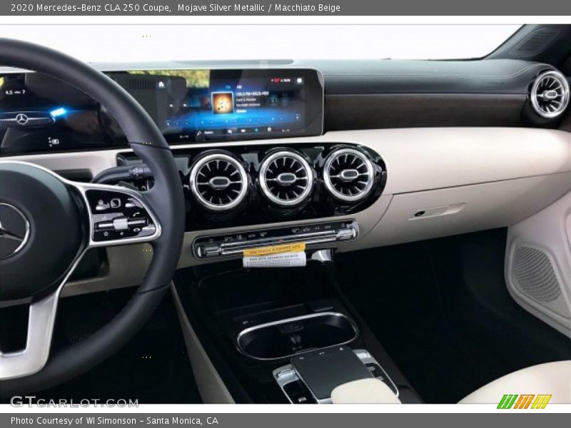 Mojave Silver Metallic / Macchiato Beige 2020 Mercedes-Benz CLA 250 Coupe