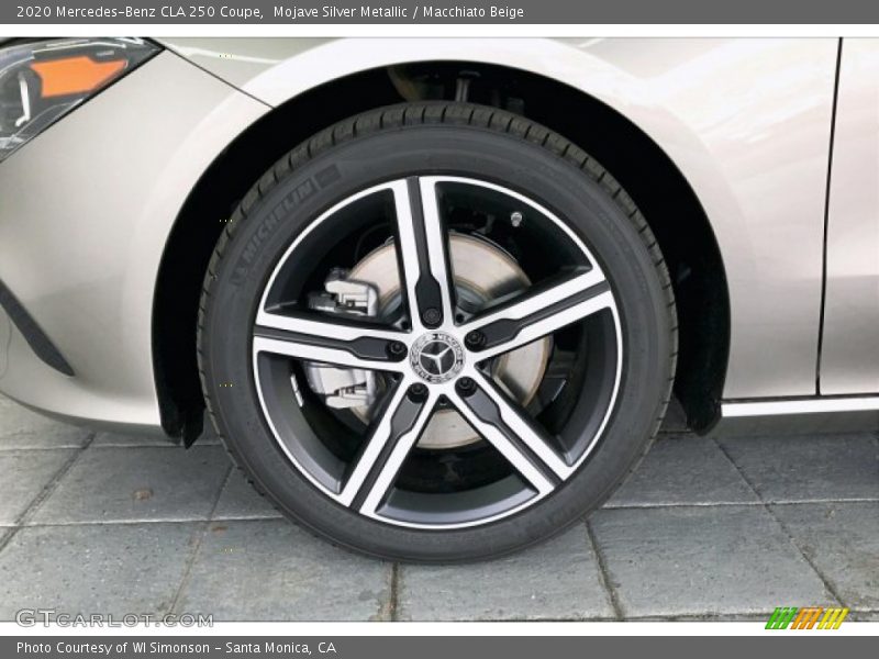 Mojave Silver Metallic / Macchiato Beige 2020 Mercedes-Benz CLA 250 Coupe