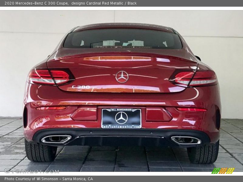 designo Cardinal Red Metallic / Black 2020 Mercedes-Benz C 300 Coupe