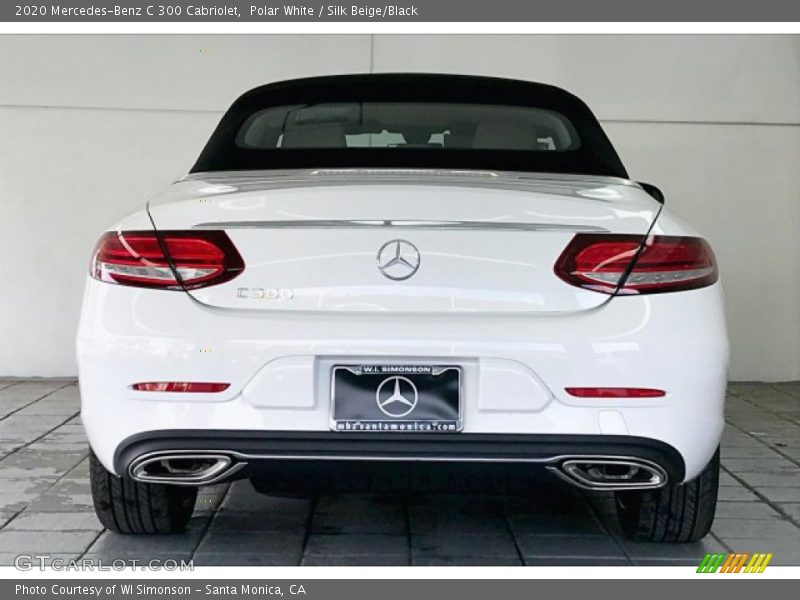 Polar White / Silk Beige/Black 2020 Mercedes-Benz C 300 Cabriolet